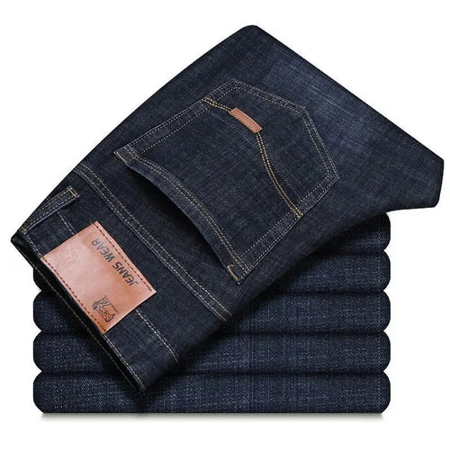 New Men Light Luxury Stretch Slim Fit Pants Comfortable Soft Business