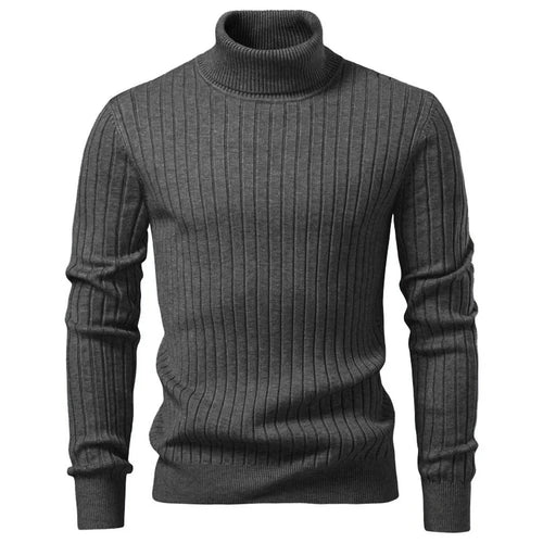 Animal Game Men's Cold Blouse Casual Sweaters Woolen Turtleneck