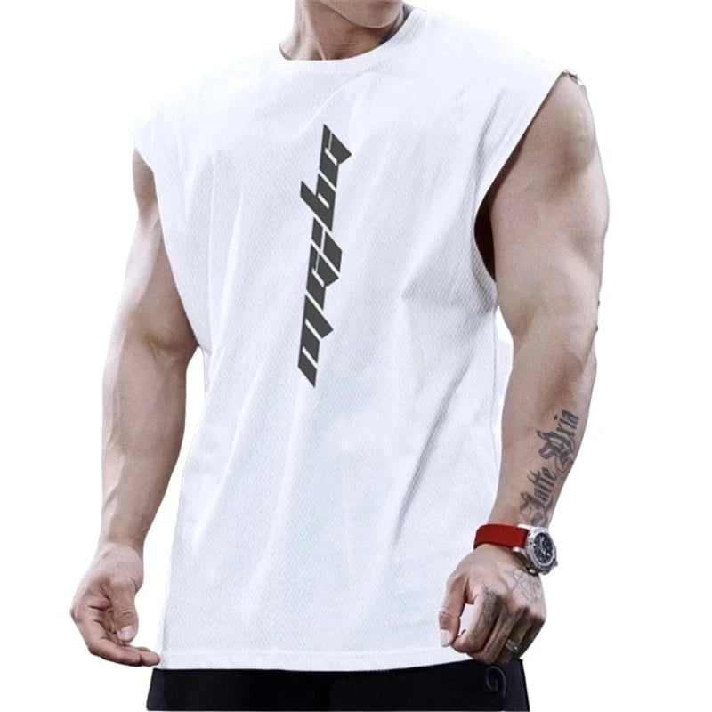 NEW Bodybuilding Sports Tank Tops Men Gyms Fitness Workout Sleeveless