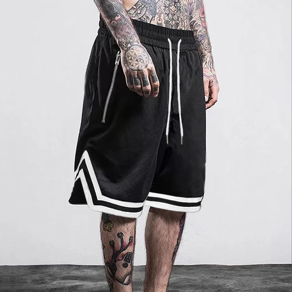 Men's Sports Basketball Shorts Mesh Quick Dry Gym Fitness Shorts