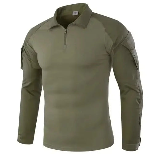 Men's Outdoor Tactical Hiking T-Shirts,Hunting Camouflage Long Sleeve