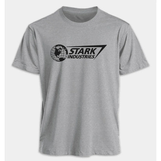 Marvel Men's and Women's T-shirts Iron Man Stark Industries Summer