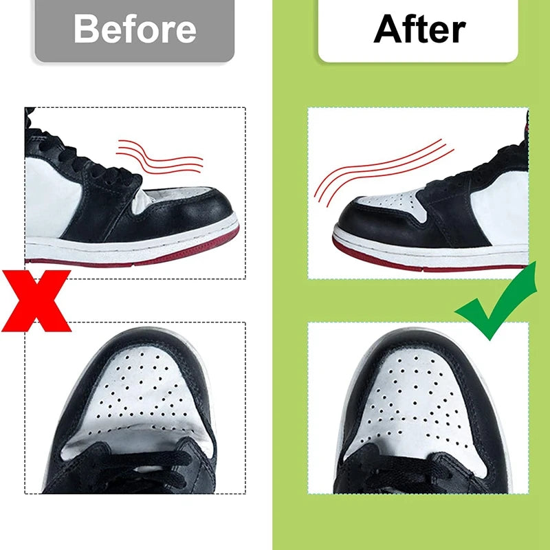4Pcs Crease Protector Shoe Head Stretcher Sneaker Anti Crease Wrinkled