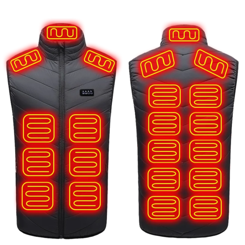 21 Heated Vest Zones Electric Heated Jackets Men Women Sportswear
