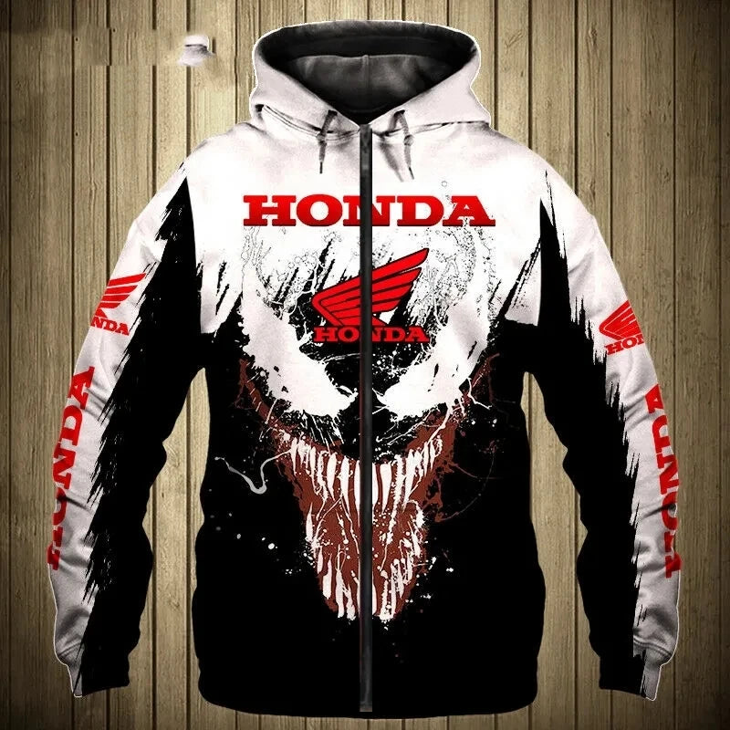 2026 New Fashionable Honda Logo Spring and Autumn Coat 3D Printed