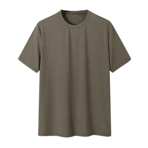 Summer Men's Clothing Light Luxury T Shirt Leisure Long Sleeve O Neck