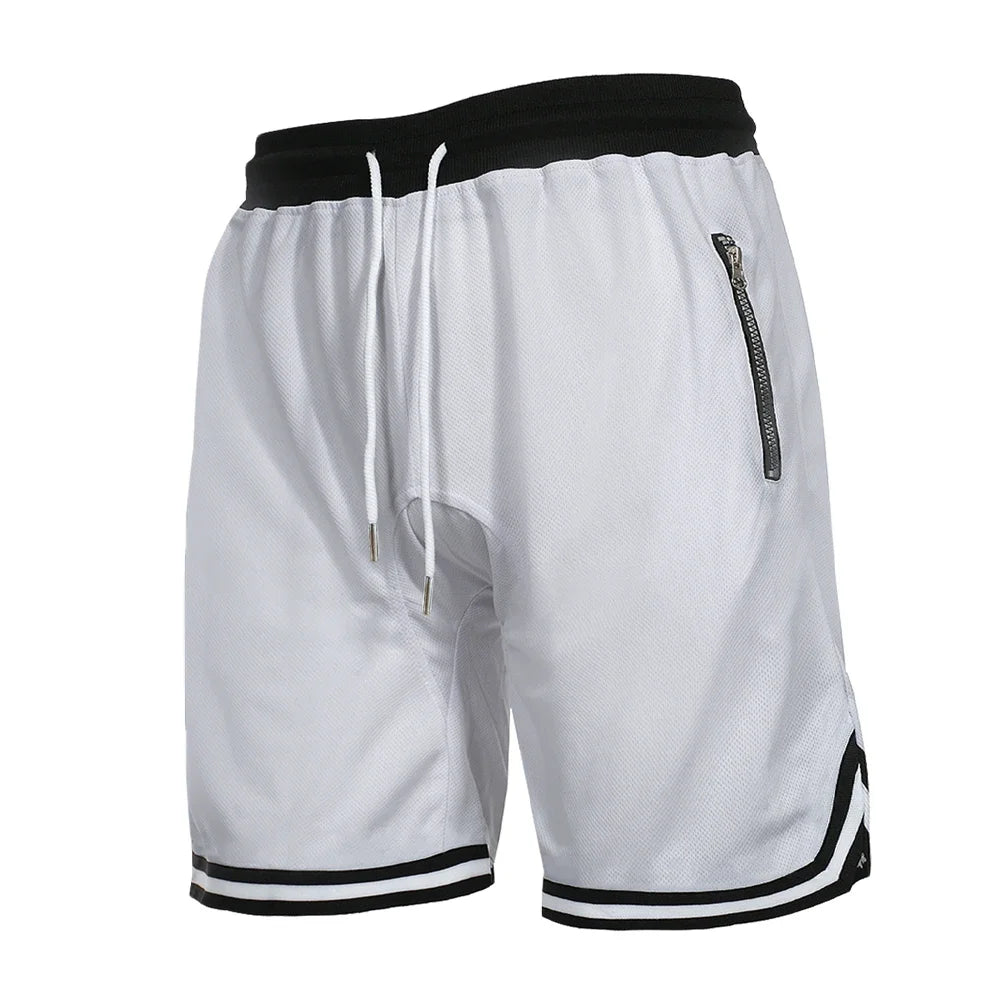 Men's Sports Basketball Shorts Mesh Quick Dry Gym Fitness Shorts