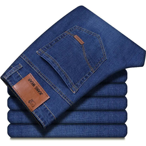 New Men Light Luxury Stretch Slim Fit Pants Comfortable Soft Business