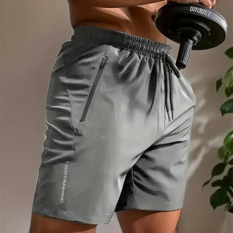 UETEEY Summer Shorts Men Gym Sport Running Squat Fitness Workout Man
