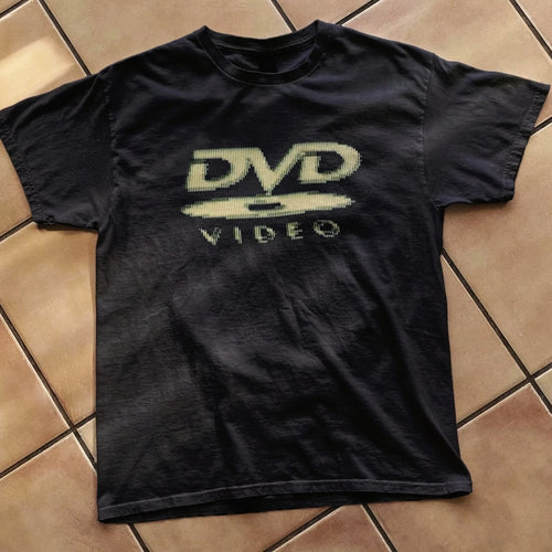 Retro Graphic T Shirt Men Vintage Washed Cotton Tee Funny Video Logo