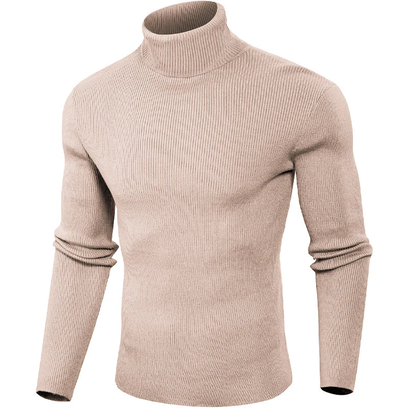 Animal Game Luxury Men's Cold Blouse Casual Sweaters Woolen Turtleneck
