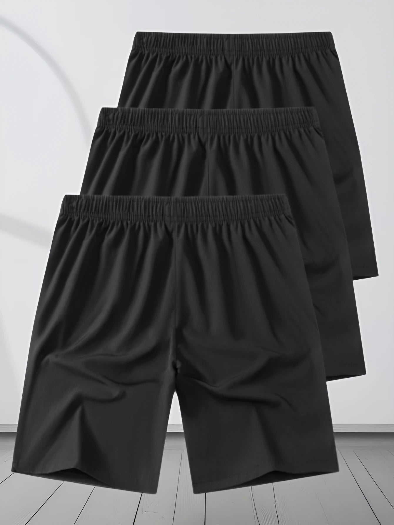 3pcs Casual Shorts Men's Running Sports Shorts Gym Shorts for Men