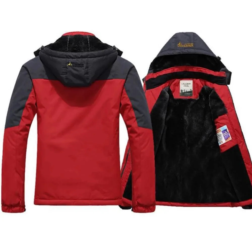 Winter Parka Men Windbreak Plus Thick Warm Windproof Fur Coats Male