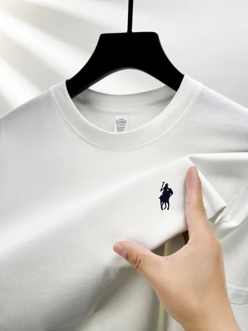 100% pure cotton short sleeve round neck men's T-shirt hot selling