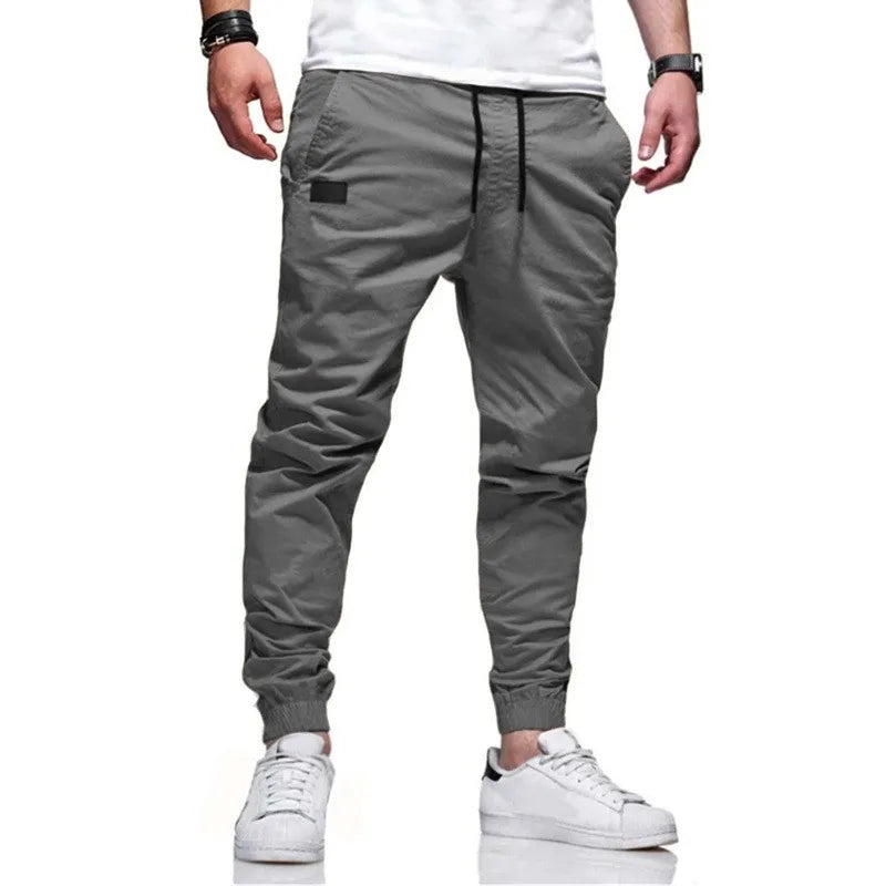 2025New Men's Casual Sports Pants Sweatpants Male Jogger Cargo Harem