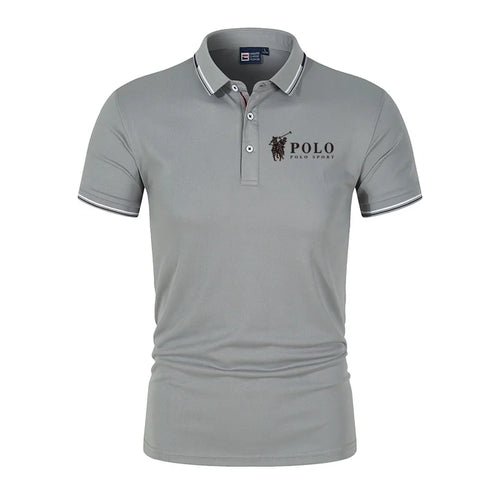 Men's premium summer polo shirt, quick drying, breathable, casual,