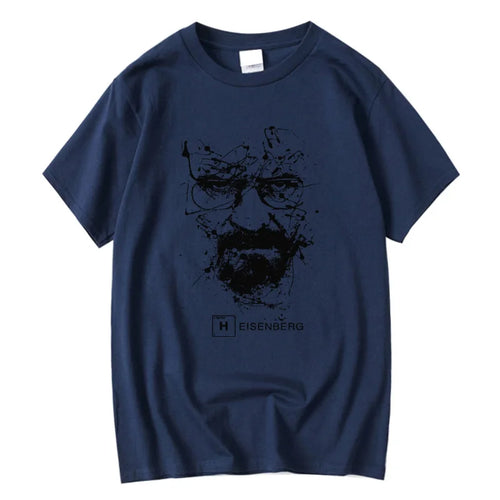 Men Fashion Casual Top Quality 100% Cotton Breaking Bad T Shirts Men