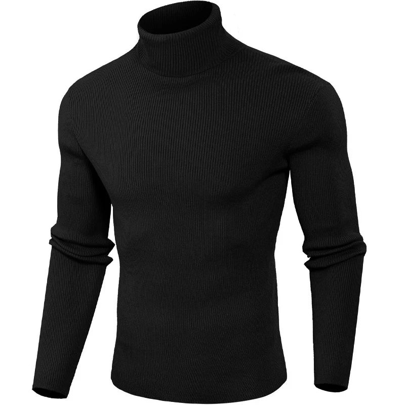 Animal Game Luxury Men's Cold Blouse Casual Sweaters Woolen Turtleneck