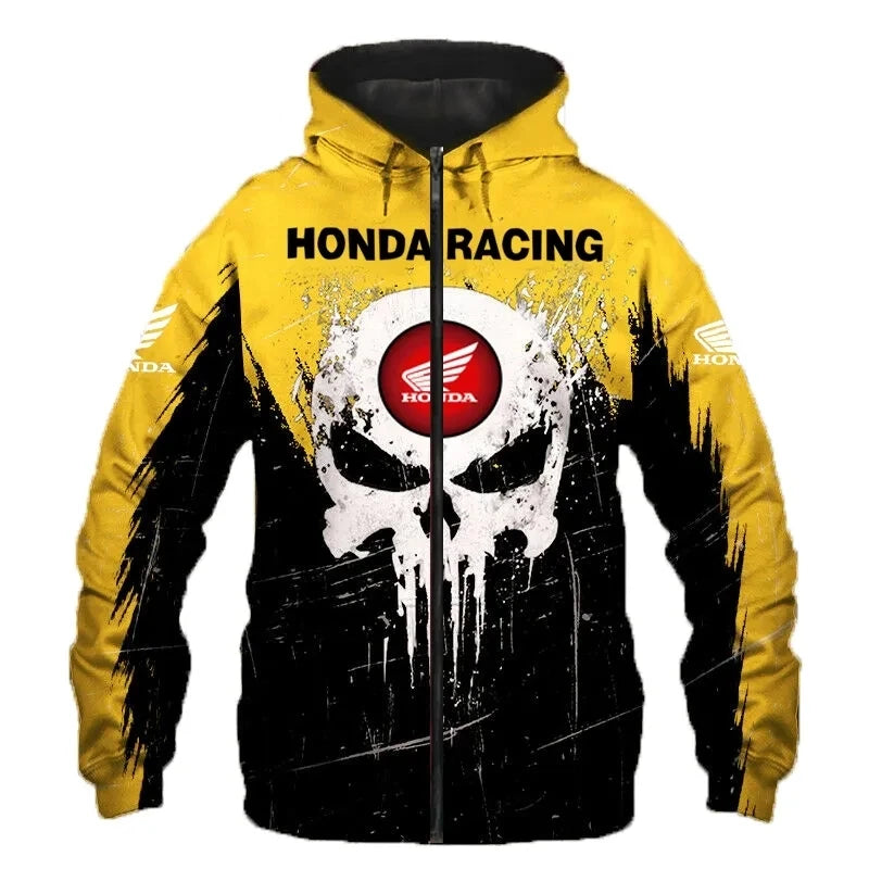 2026 New Fashionable Honda Logo Spring and Autumn Coat 3D Printed