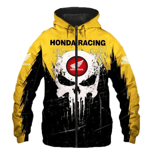 2026 New Fashionable Honda Logo Spring and Autumn Coat 3D Printed