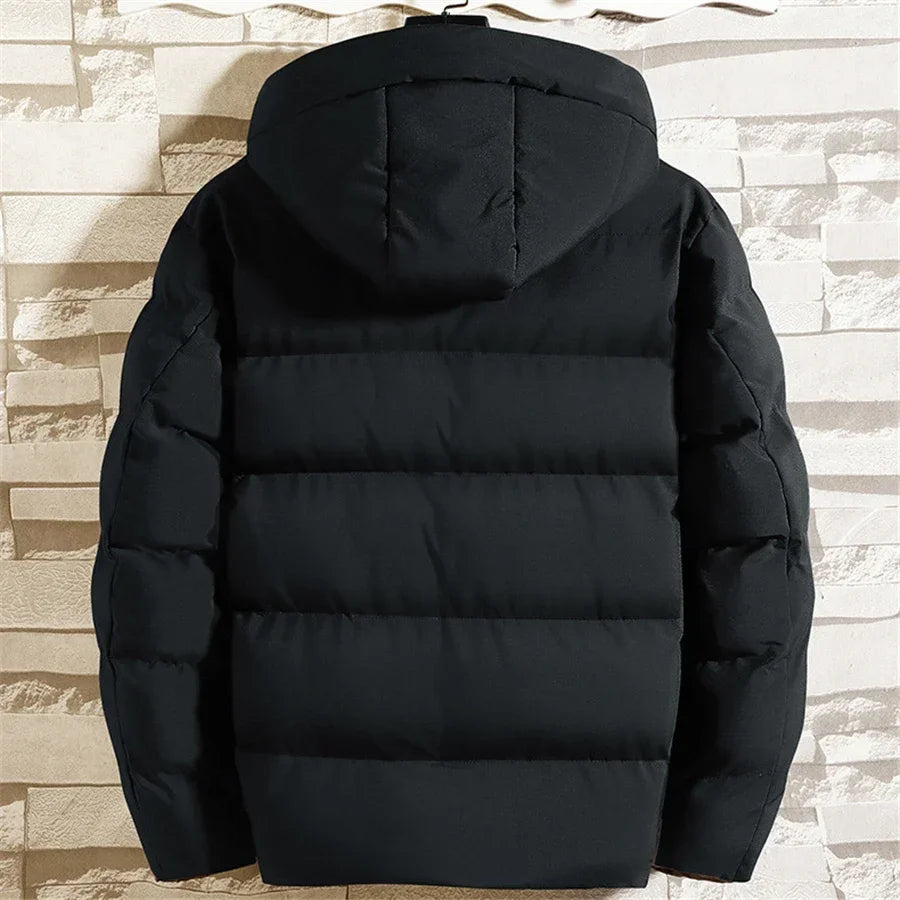 Winter Men Jacket Autumn Warm Fashion Thickened Cotton Padded Jackets