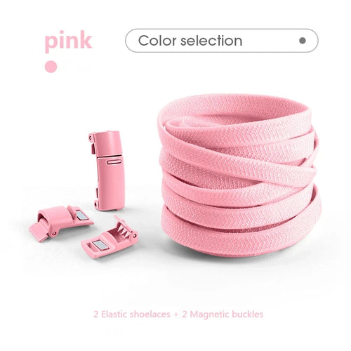 Magnetic Locking Shoelaces without ties Sneakers elastic laces