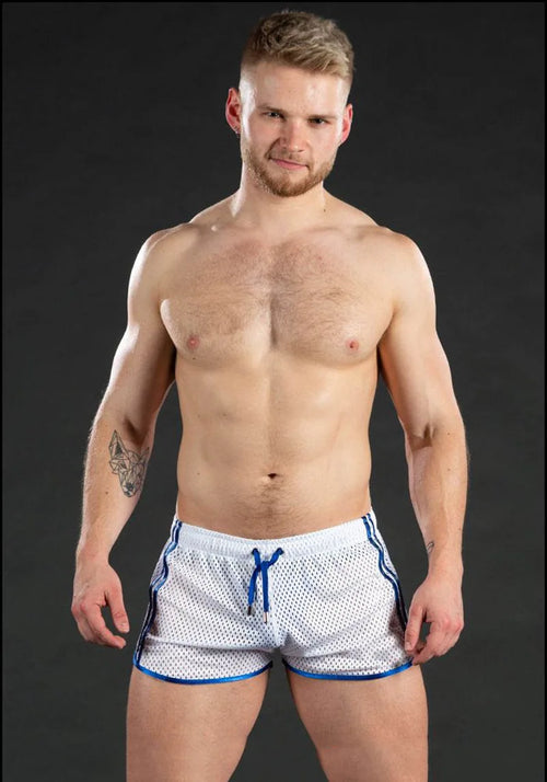 Men's sweatpants hole dry breathable sexy beach outdoor casual