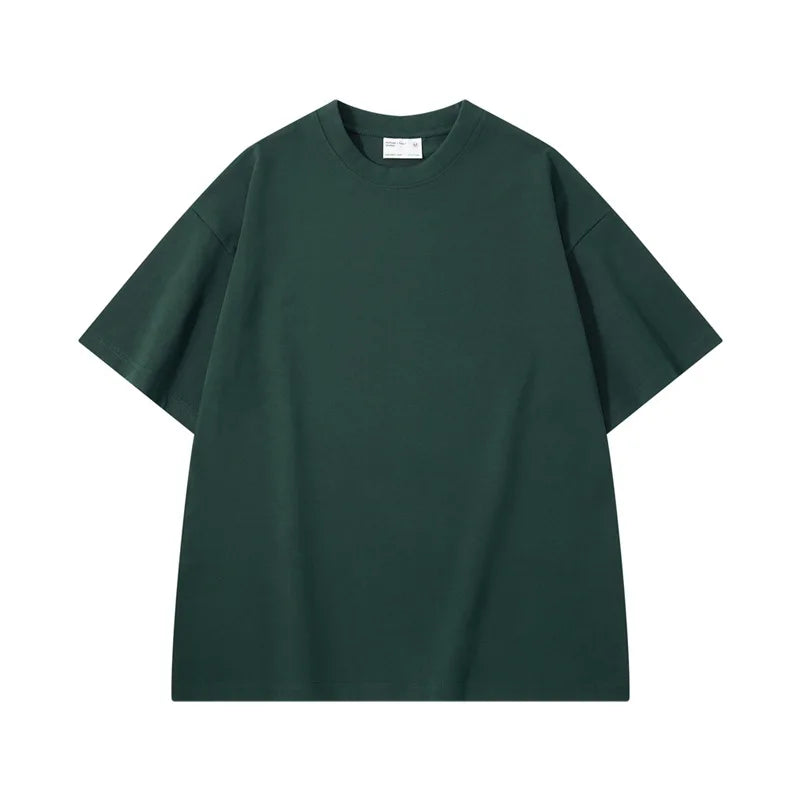 Sycpman 300grams 10.58oz Oversized Loose Heavy Weight Cotton Solid