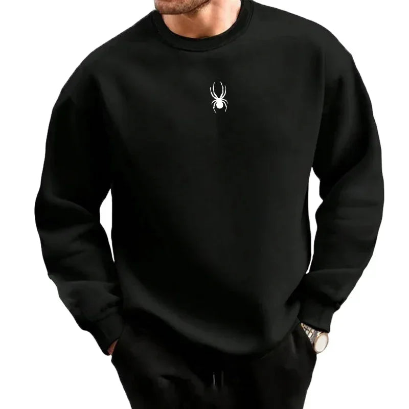 New men's round-neck long-sleeve sportswear, high-quality outdoor