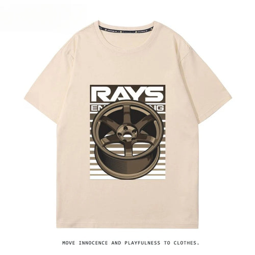 RA Wheel Rim TE37 Wheel Hub Modified Car Short Sleeve Men's and