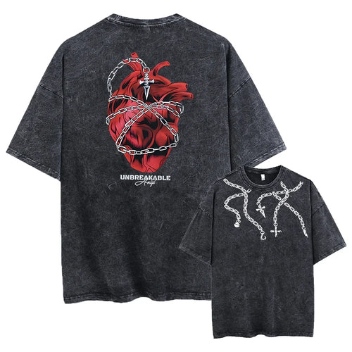Anime Hunter X Hunter Washed New Arrival Mens Clothes Tee Shirt Homme