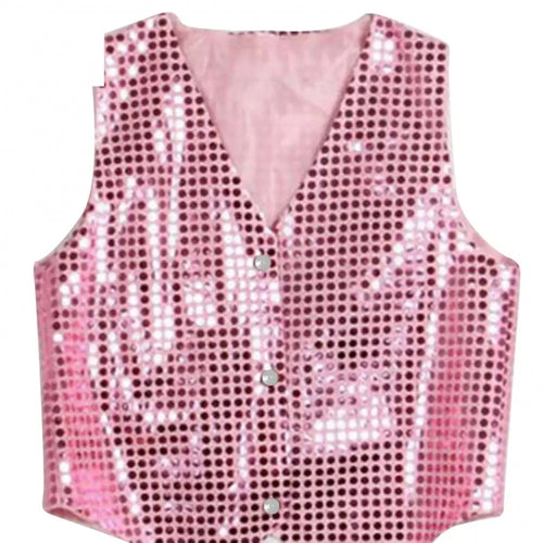 Children Shining Sequins Clothes Boys Students Christmas Stage
