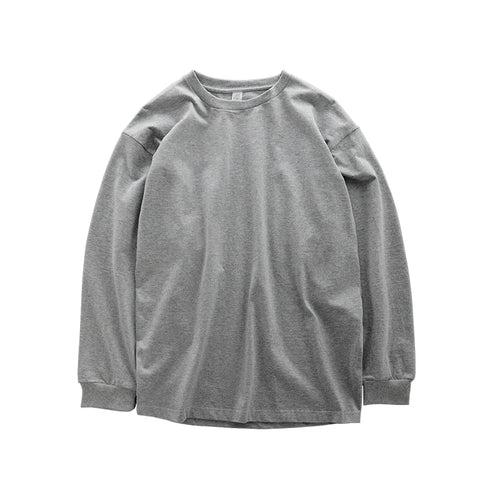 Dukeen 280g Heavyweight Long-Sleeved T-Shirt for Men 100% Cotton