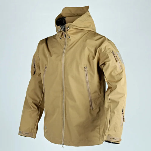Men's Military Tactical Jackets Full Zip Shark Skin Soft Shell