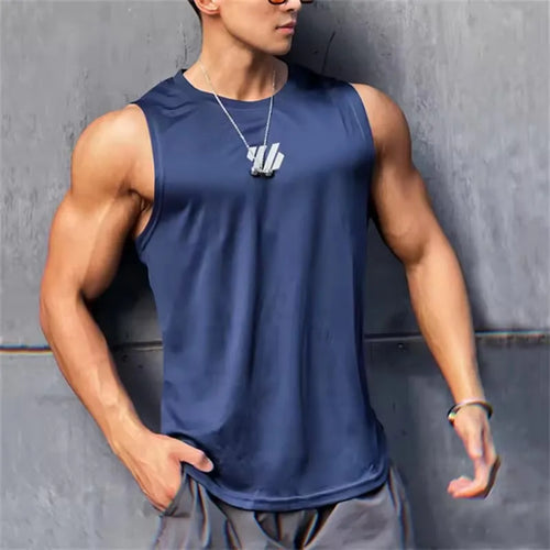 2025 newest Summer Gym Vest High Quality mesh Shirt Sleeveless