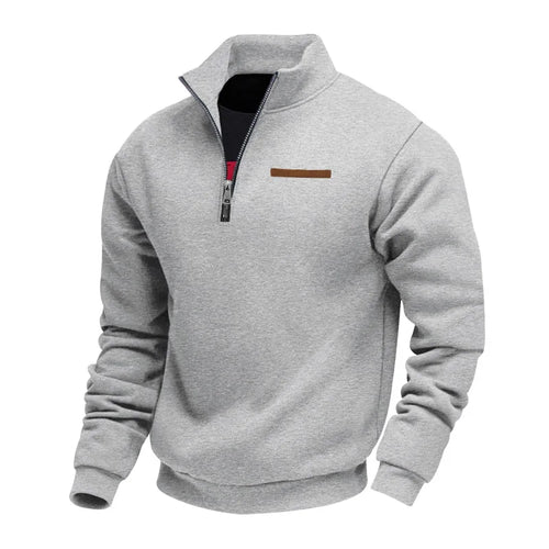 American autumn and winter heavy fleece long-sleeved men's sweater