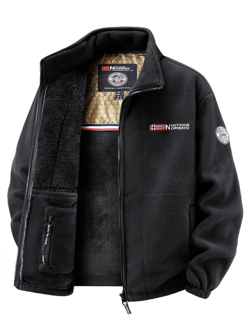 Men's Fleece Jacket, Soft and Skin-Friendly, Heat-Retaining and