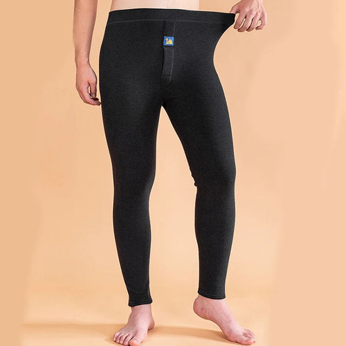 Thermal Underwear Men's Winter Clothes Fleece Keep Warm Pants Soft