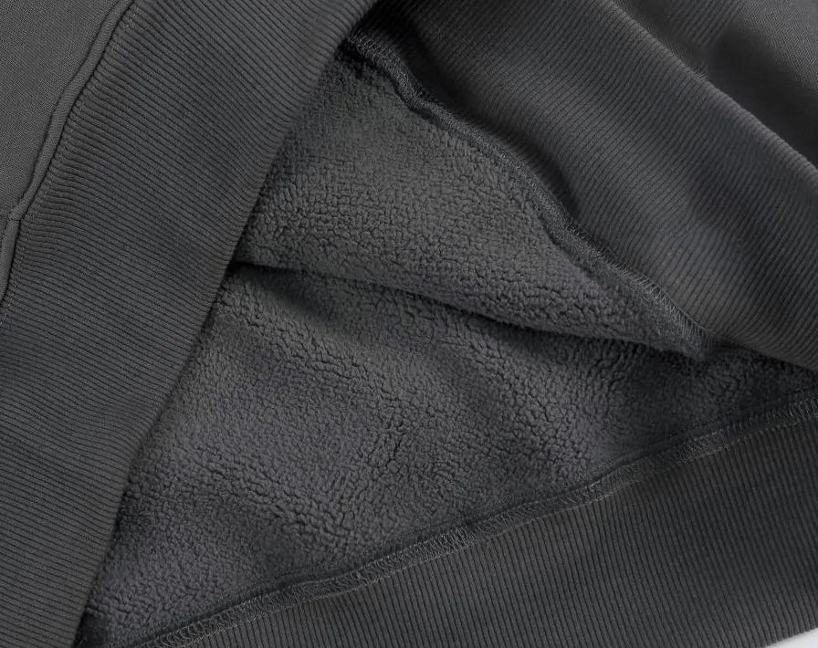 500GSM Heavy Weight Fashion Men's Hoodies New Autumn Winter Casual