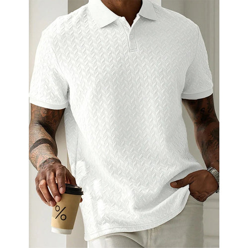 Mens Polo Shirt Summer Short Sleeve Male Polos Streetwear Man Tops