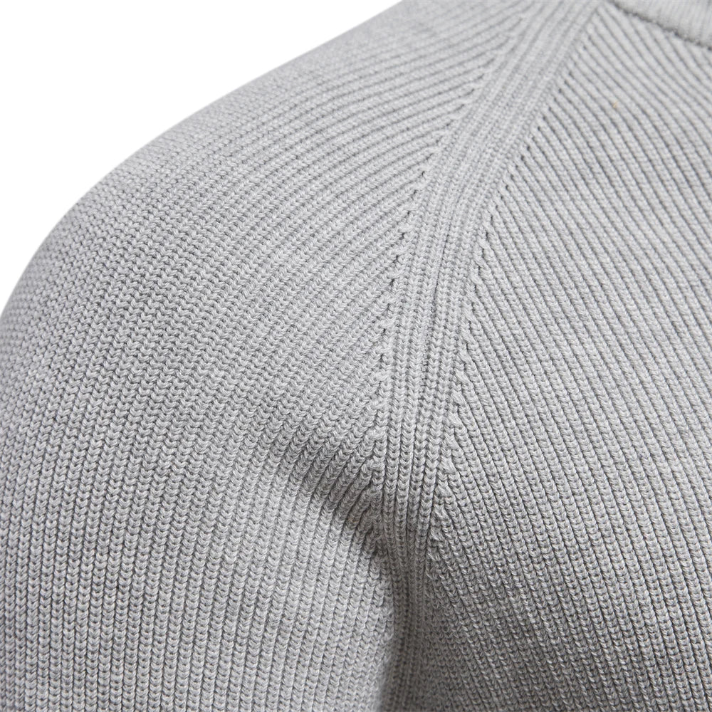 2023 New Autumn Cotton Zipper Cardigans for Men Fashion Casual Social