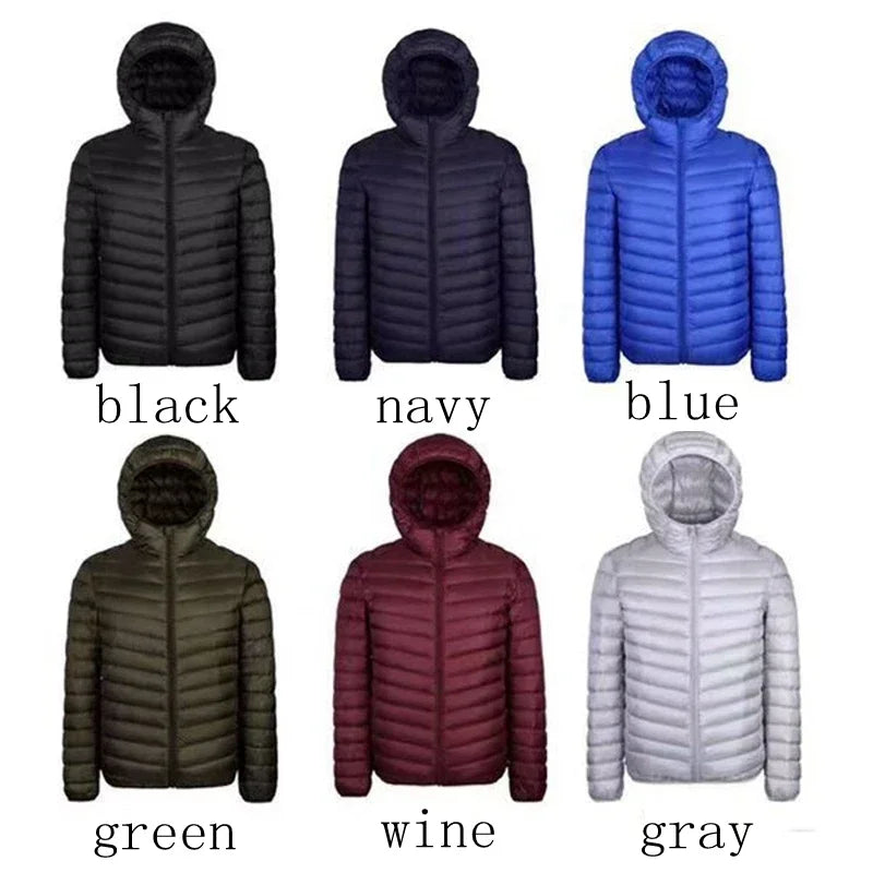 Down Jacket Men's 2024 New 90% White Duck Down Super Light Down Jacket