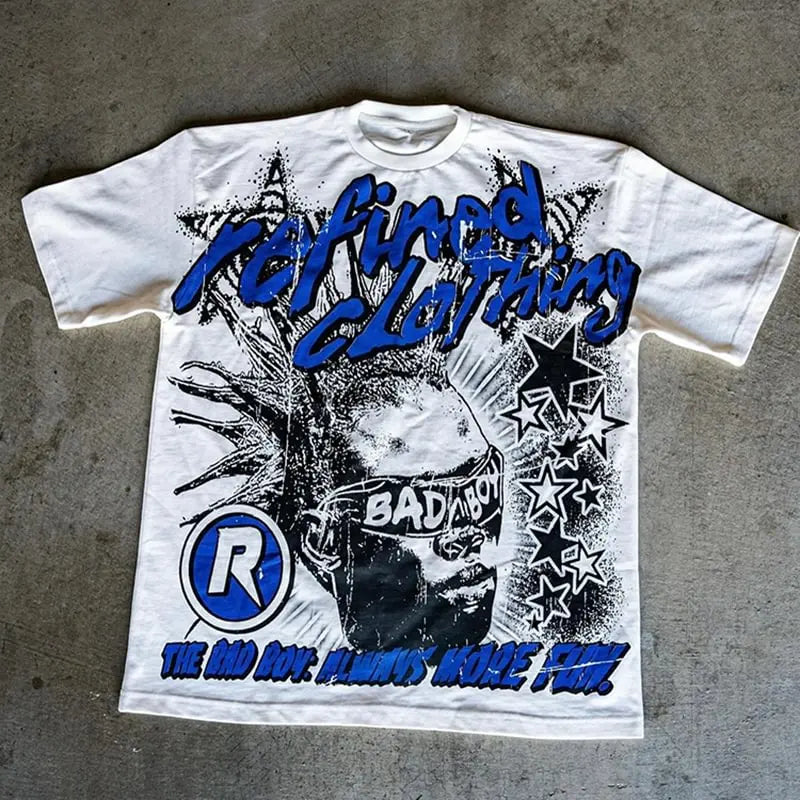 Bad Boy Graphic Print Cotton T-Shirt casual and comfortable suitable