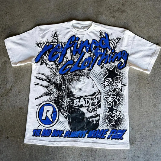 Bad Boy Graphic Print Cotton T-Shirt casual and comfortable suitable