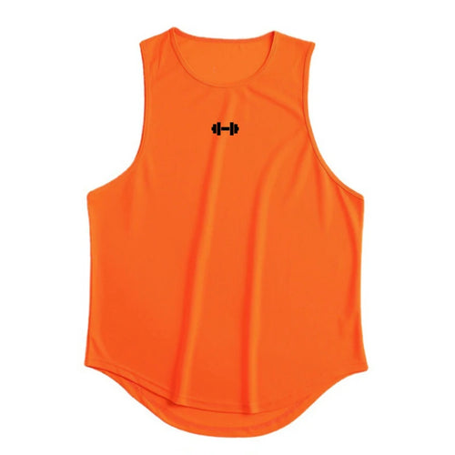 Summer Men's Gym Tank Top Fitness Training Clothing Quick-drying Loose
