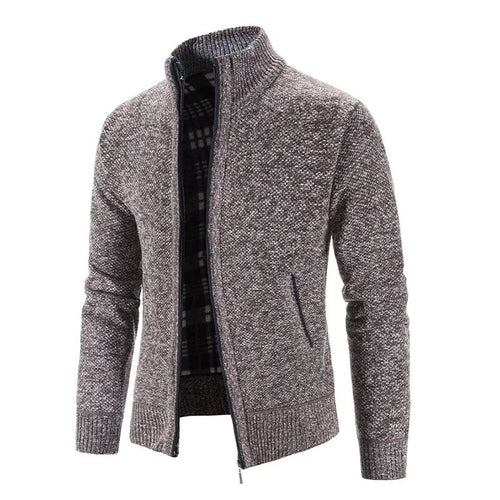 New Arrival Knitted Sweater Men Spring Autumn Casual Fleece Cardigan