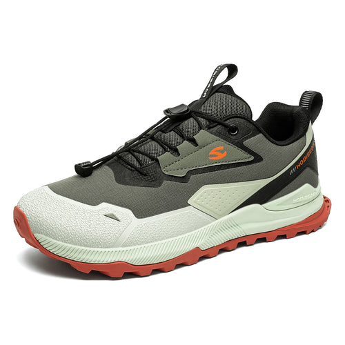 HOBIBEAR Hiking Walking Shoes for Men Women Elastic Band Non Slip