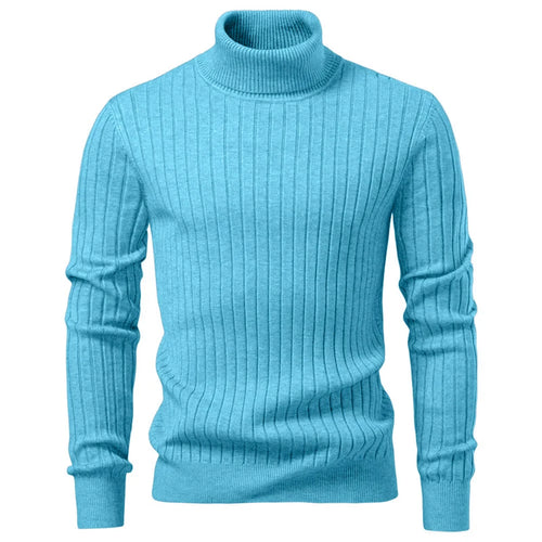 Animal Game Men's Cold Blouse Casual Sweaters Woolen Turtleneck