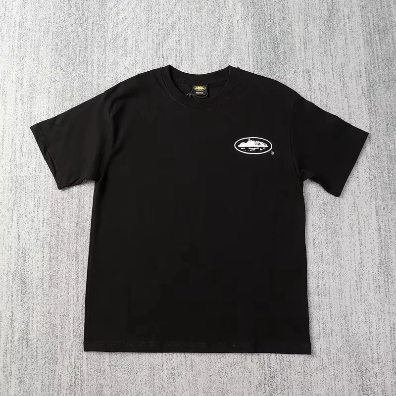 2026 Summer New Small Boat Printed Short Sleeve T-shirt Loose Round
