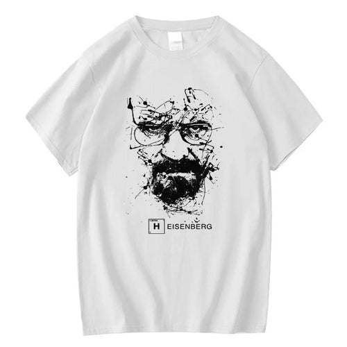 Men Fashion Casual Top Quality 100% Cotton Breaking Bad T Shirts Men
